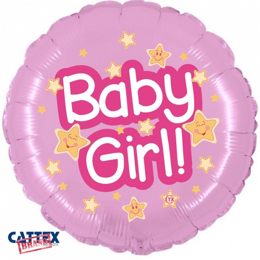 Palloncini Decorati CTX+ - Baby Girl (18”)